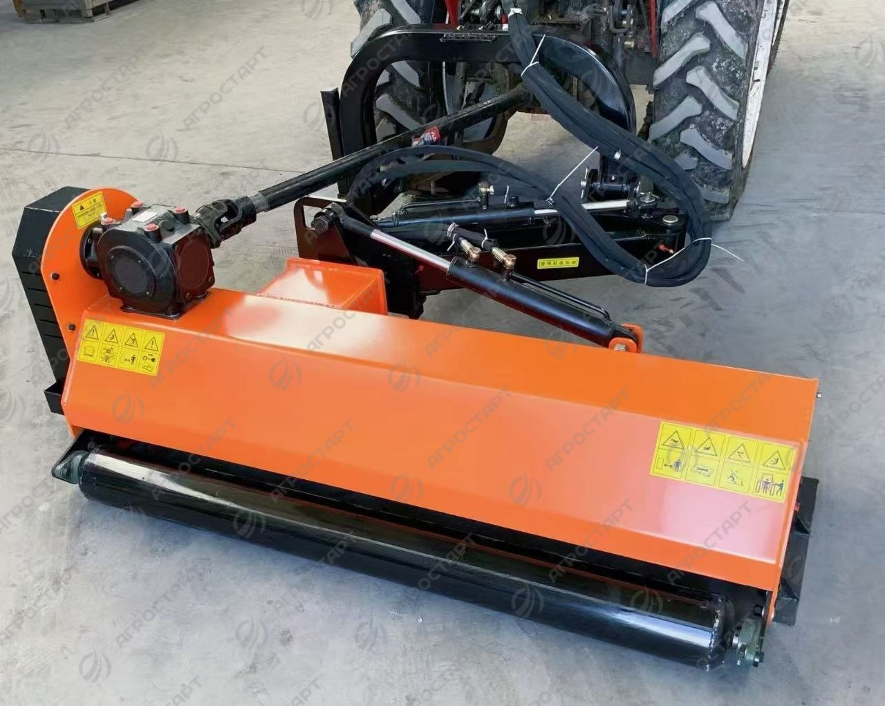 Роторная косилка-мульчер навесная на трактор AGL-180 с гидравлическим выносом